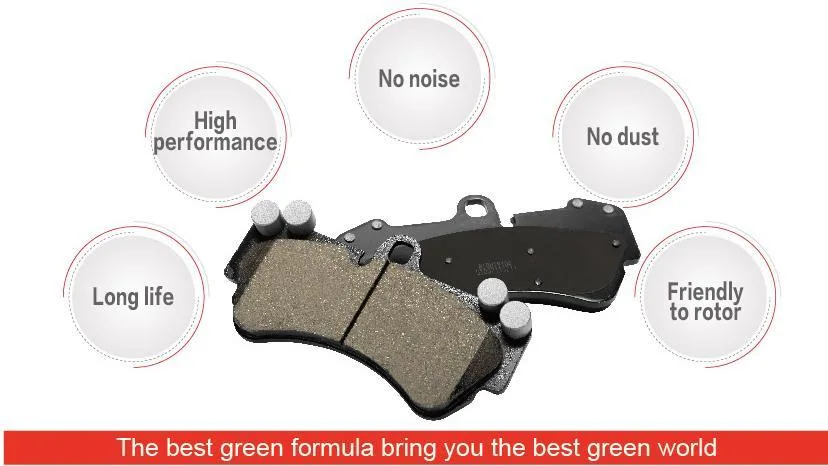 Auto Parts Brake Pads for German Car D608/Wva20877